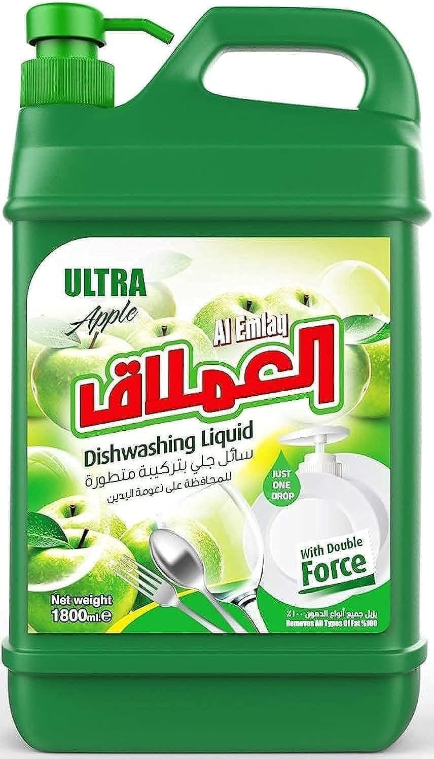 Al  EMLAQ Ultra Dish Wash ( Apple  ,1800 ml  )